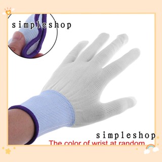 ❀SIMPLE❀ Practical Car Wrap Gloves White Nylon Wrapping  Vinyl Sticker Auto New Application Tools Hot Mittens