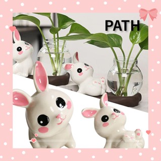 Path รูปปั้นกระต่าย ของขวัญ สําหรับตกแต่งโต๊ะทํางาน ออฟฟิศ