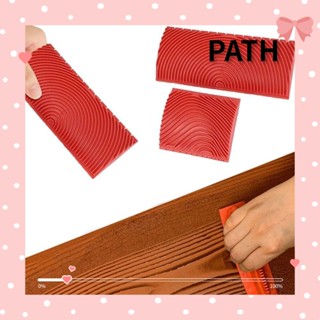 PATH แปรงลูกกลิ้ง ลายไม้เทียม ทนทาน DIY สําหรับตกแต่งผนัง