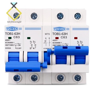 Tomzn สวิตช์เบรกเกอร์วงจร 2P+2P MTS TOMZN AC MCB 50HZ 60HZ