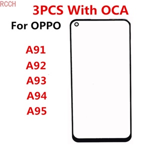 อะไหล่หน้าจอสัมผัส LCD และ OCA สําหรับ OPPO A91 A92 A93 A94 A95 2020 4G 5G