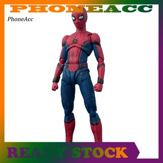 Phoneacc ตุ๊กตาฟิกเกอร์ Spiderman Super Hero ขยับได้ ขนาด 15 ซม. ของเล่นสําหรับเด็ก