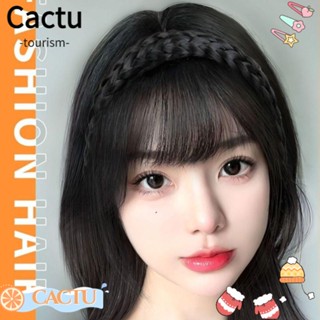 Cactu วิกผมหน้าม้า เด็กผู้หญิง ขอบผม กิ๊บติดผม