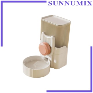 [Sunnimix] เครื่องจ่ายน้ําอัตโนมัติ แบบแขวน ไม่รั่วซึม สําหรับสัตว์เลี้ยง สุนัข แมว เม่น