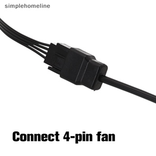 [simplehomeline] อะแดปเตอร์เชื่อมต่อพัดลม 30 50 100 ซม. 3 4 Pin เป็นสาย USB สําหรับคอมพิวเตอร์