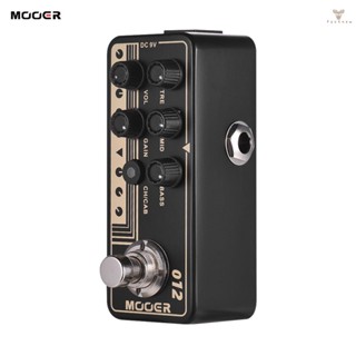 Fw Mooer MICRO Preamp Series 012 US GOLD 100 เครื่องขยายเสียงเอฟเฟคกีตาร์ดิจิทัล 3-B สไตล์อังกฤษ