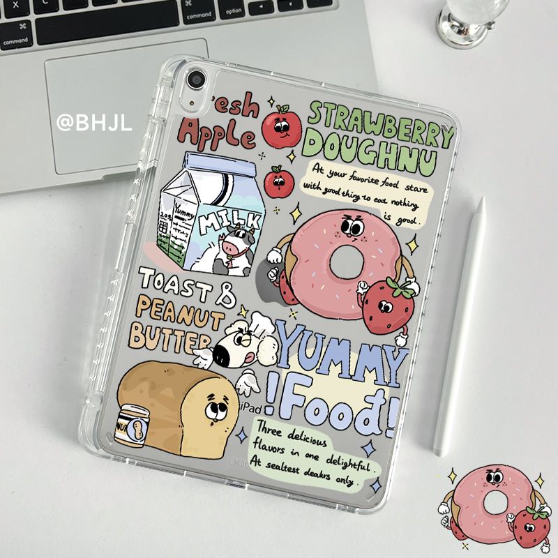 [Air 4 10.9] เคสแท็บเล็ต Tpu กันตก พับได้ สําหรับ iPad 2021 Pro 11 Dessert Gen 10 2022 10.9 gen9 8 7 Gen 10.2 gen5 6 Air1 2 9.7 Mini 6 mini4 5 - รูปที่ 2