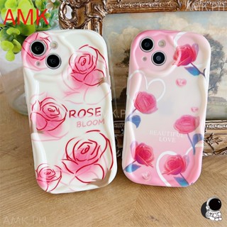 Amk เคสโทรศัพท์มือถือแบบใส ลายคลื่น 3D สําหรับ OPPO A96 A76 A17 A17K A16K A16E A16 A15 A15S A94 A93 A78 A74 A95 A57 A55 A54 A5 A9 Reno 8T 7Z 8Z 7 8 6 4 5 lite 5G เคส STNYK