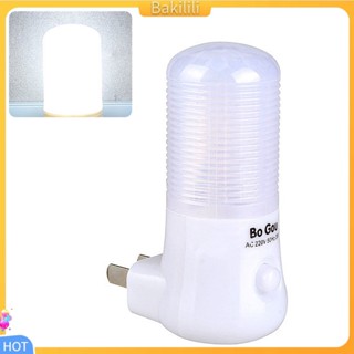 {Bakilili} โคมไฟกลางคืน LED 3W แบบเสียบผนัง สําหรับตกแต่งบ้าน ห้องนอนเด็ก ห้องโถง