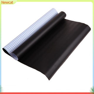 {Newcat} สติกเกอร์กระดานดํา PVC กันน้ํา ลอกออกได้ สําหรับติดตกแต่งผนังบ้าน โรงเรียน