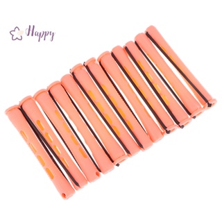 &lt;Happybay&gt; ชุดแท่งดัดผม สีส้ม สําหรับผู้หญิง 12 ชิ้น