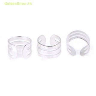 Goldensilver ลูกปัดเดรดล็อกถักเปีย ปรับได้ อุปกรณ์เสริม สําหรับทําผม 50 ชิ้น