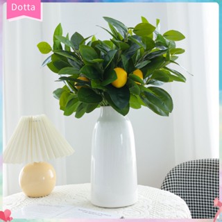 [Dottam] กิ่งมะนาวปลอม สีเขียว สําหรับตกแต่งบ้าน ปาร์ตี้