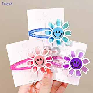 Fstyzx กิ๊บติดผม ลายดอกทานตะวัน สีแคนดี้ สําหรับเด็กผู้หญิง