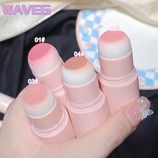 wave 【พร้อมส่ง】 Zvev Blush Stick Sticker บลัชออน บลัชออน กันน้ำ กันเหงื่อ แก้ม ตา บลัชฟองน้ำ บลัชครีม ริมฝีปากและแก้มสามารถเป็น Dual-use Color Natural Matte Blush