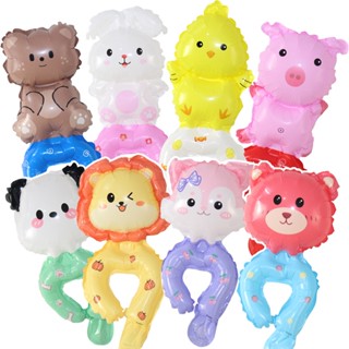 ใหม่ นาฬิกาข้อมือ บอลลูน การ์ตูนหมี ฟิล์มอลูมิเนียม ของเล่นส…