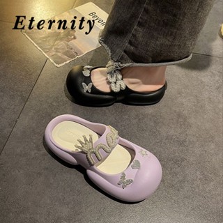 Eternity  รองเท้าหัวโต รองเท้าแตะผู้หญิง mary jane น่ารักหนาพื้นลื่น อาบน้ำในห้องน้ำ 33z080202  ทันสมัย Beautiful คุณภาพสูง พิเศษ B28G0S9 36Z230909