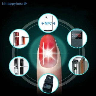 Hihappyhour สติกเกอร์ติดตกแต่งเล็บ LED NFC DIY