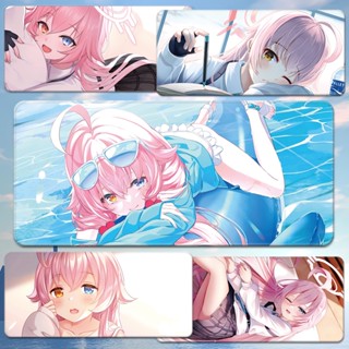 Blue Archive mouse pad Takanashi Hoshino Oversized Keyboard pad computer table mat Game and animation peripheral custom แผ่นรองเมาส์สีน้ำเงินทาคานาชิ Hoshino ขนาดใหญ่กว่า แป้นพิมพ์แผ่นรองโต๊ะคอมพิวเตอร์เกมเสื่อ และอุปกรณ์เคลื่อนไหว ที่กำหนดเอง