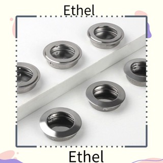 Ethel1 ที่จับประตู ลูกบิดประตู ทรงกลม ซ่อนได้ สเตนเลสสตีล บานเลื่อน ดึงลิ้นชัก