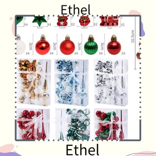 Ethel1 ลูกบอล ขนาดเล็ก สําหรับตกแต่งบ้าน ต้นคริสต์มาส 34 ชิ้น