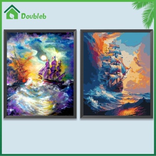 【Doub X ✮】ภาพวาดสีน้ํามัน ตามตัวเลข DIY สําหรับตกแต่งผนังบ้าน ✮