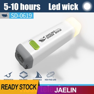 ไฟฉาย LED 1200mAh 300LM กันน้ํา ชาร์จ USB สําหรับเดินป่า สวน [Jaelin.th]