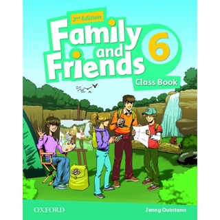 Bundanjai (หนังสือเรียนภาษาอังกฤษ Oxford) New Family and Friends 2nd ED 6 : Classbook (P)