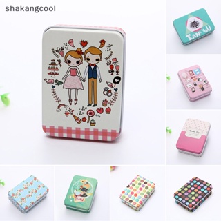 Shakangcool กล่องดีบุก ลายการ์ตูน สําหรับใส่เครื่องประดับ ลูกอม เหรียญ ของขวัญ SGL