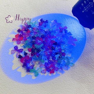 &lt;Happybay&gt; อุปกรณ์ตกแต่งเล็บ โบว์ ไล่โทนสี 3D สีแคนดี้ สําหรับตกแต่งเล็บ DIY 30 ชิ้น