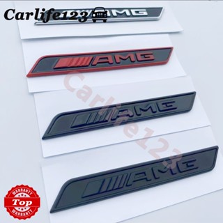 ใหม่ สติกเกอร์โลโก้ Mercedes Benz AMG Leaf Plate Side Sign GLE Level Retrofit GLE320 GLE450 สําหรับตกแต่งรถยนต์