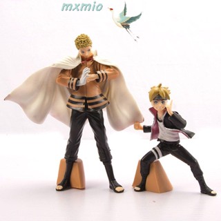 ตุ๊กตาฟิกเกอร์ PVC รูปการ์ตูนนารูโตะ Uzumaki Naruto Boruto Father and Son ของเล่นสําหรับเด็ก