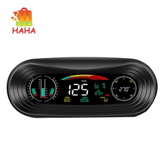 P18 HUD Head Up Display Car 4X4Inclinometer Off-Road GPS Tracker Speedometer Gradient Meter Auto Tool สําหรับรถยนต์ทุกรุ่น