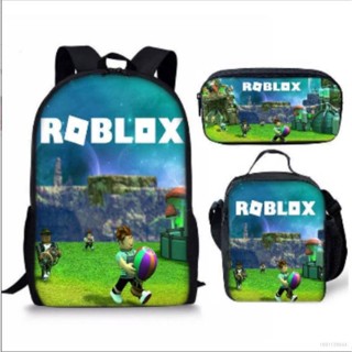 Gany Roblox กระเป๋าเป้สะพายหลัง กระเป๋าสะพายไหล่ กระเป๋าดินสอ ความจุขนาดใหญ่ ระบายอากาศ อเนกประสงค์ สําหรับผู้หญิง และผู้ชาย