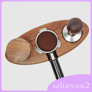 [szlinyou2] แผ่นแทมเปอร์แทมเปอร์กาแฟ แบบไม้ สําหรับชงกาแฟเอสเปรสโซ่