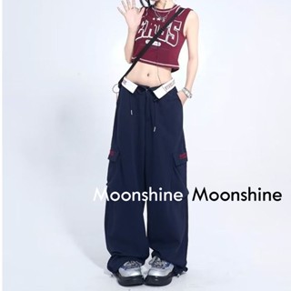 Moon  เสื้อครอป เสื้อแฟชั่นผู้หญิง y2k สีพื้น สําหรับผู้หญิง ใส่ไปคลับ ปาร์ตี้ 2023 NEW 080410 ทันสมัย High quality ทันสมัย Comfortable A20M0AF 36Z230909