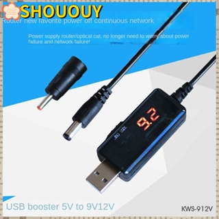 Shououy สายเคเบิลบูสท์ USB ออปติคอล DC 5V เป็น 9V 12V