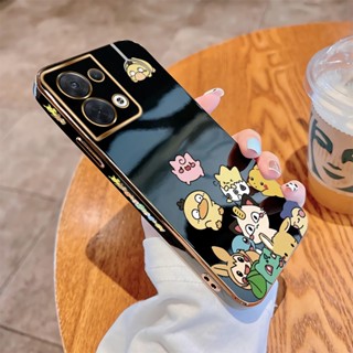 เคส OPPO Reno7 Reno8 Z Reno8 Pro 5G Reno8 T เคสโทรศัพท์มือถือแบบนิ่ม TPU กันกระแทก ลายตุ๊กตา Baokemeng หรูหรา