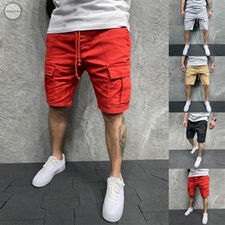 GORGEOUS~Cargo Shorts ️Fashionable Bottoms Casual Cotton Blend Multiple Pockets