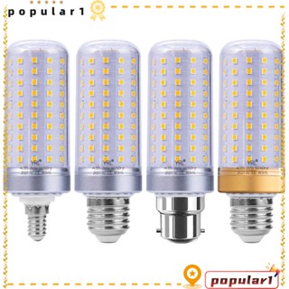 Popular หลอดไฟ LED ข้าวโพด หลอดไฟระย้า แสงสีขาว หลอดไฟข้าวโพด เทียน ใหม่ หลอดไฟเพดาน E14 E27 25W 40W LED สีขาว