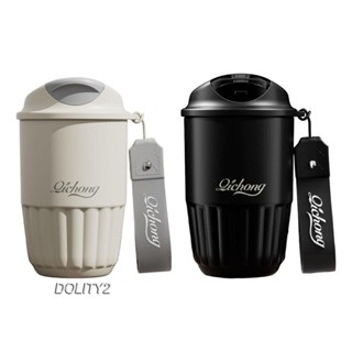 [Dolity2] แก้วกาแฟ มีฉนวนกันความร้อน แบบพกพา พร้อมฝาปิด 16 ชิ้น