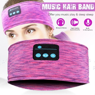 Wireless Stereo Headphone Head Band Sleep Headset Sports Music Headband