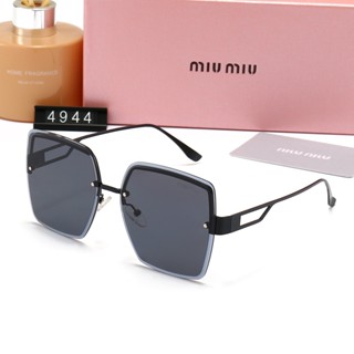 Miumiu แว่นตากันแดด เลนส์โพลาไรซ์ ป้องกันรังสียูวี สามารถปรับได้ สําหรับผู้หญิง และผู้ชาย