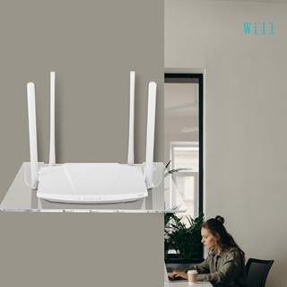 Will ชั้นวางเราเตอร์ติดผนัง อุปกรณ์เสริม สําหรับกล่องทีวี เราเตอร์ WiFi