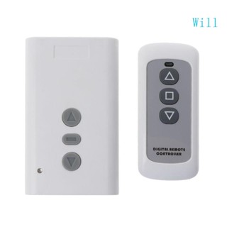 Will RF Channel RF เครื่องส่งสัญญาณรีโมตคอนโทรลไร้สาย 2CH รีโมตคอนโทรล 433 MHz