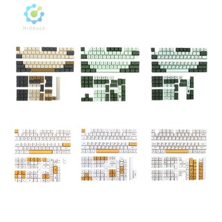 ปุ่มกดคีย์บอร์ด PBT XDA ภาษาอังกฤษ รัสเซีย สําหรับคีย์บอร์ดเกมมิ่ง Cherry MX [Hidduck.th]