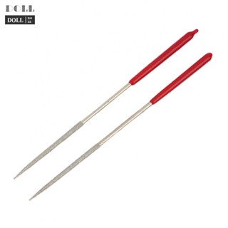 ⭐24H SHIPING ⭐Diamond Files Silver Tone + Red Tool 5.5 Inch Accessories DIY Parts Round