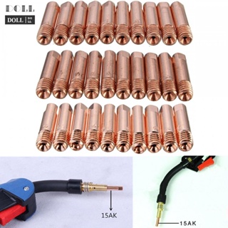 ⭐24H SHIPING ⭐Nozzles Kits Gas Holder MB-15AK Tips Torch 25*6mm Copper 10Pcs MIG/MAG