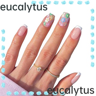 Eucalytus1 เล็บปลอม ถอดออกได้ สไตล์ฝรั่งเศส DIY