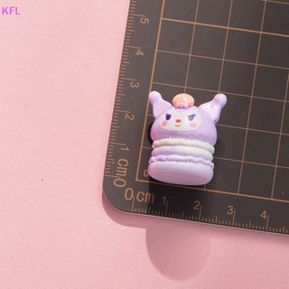 SANRIO (KFL) แผ่นกาวเรซิ่น ลายการ์ตูนอนิเมะน่ารัก 3D สีมาการอง สําหรับทําเครื่องประดับ ตกแต่งเคสโทรศัพท์มือถือ DIY 2 ชิ้น